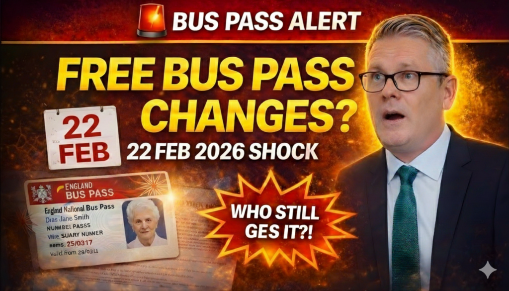 Free Bus Pass Rules Changing from 22 February 2026