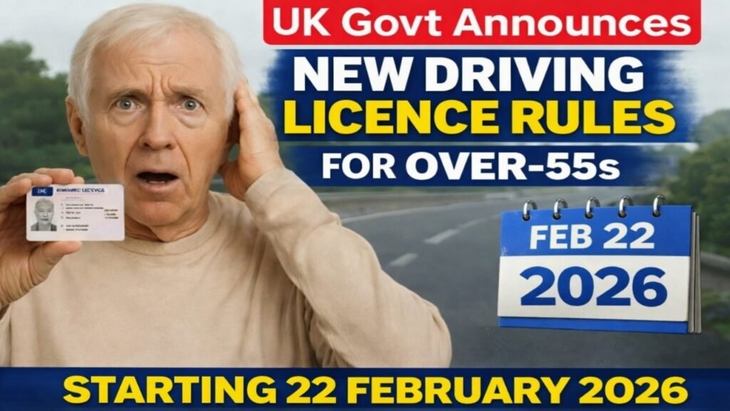 UK Driving Licence Rules for Over-55s 2026